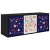 vidaXL Mueble de TV Montado en la Pared MAINZ 102 x 33 x 40 cm
