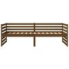vidaXL Sof&aacute; cama sin colch&oacute;n madera maciza pino marr&oacute;n miel 80x200 cm