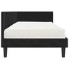 vidaXL Estructura de Cama Esquina con Colch&oacute;n 2 pcs Negro Terciopelo