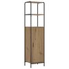 vidaXL Aparador alto Roble artisan 40 x 33 x 161 cm