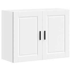 vidaXL Armario de pared para cocina Porto madera de ingenier&iacute;a blanca