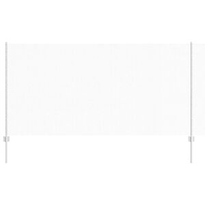 vidaXL Valla con Poste Plateado