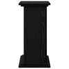 vidaXL Soporte de Exhibición con puerta Roble Negro 31 x 30 x 60 cm