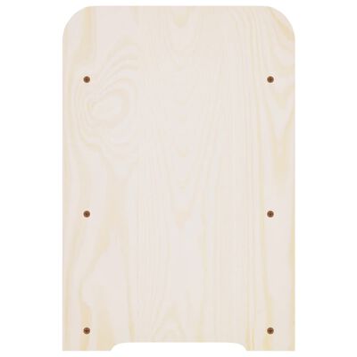 vidaXL Botellero con tablero superior madera maciza pino 43x25x37 cm