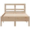 vidaXL Estructura de cama sin colch&oacute;n madera maciza de pino 100x200 cm