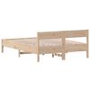 vidaXL Estructura de cama sin colch&oacute;n madera maciza de pino 160x200 cm