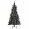 vidaXL &Aacute;rbol de Navidad artificial Verde 210 cm PVC, Pl&aacute;stico y Acero