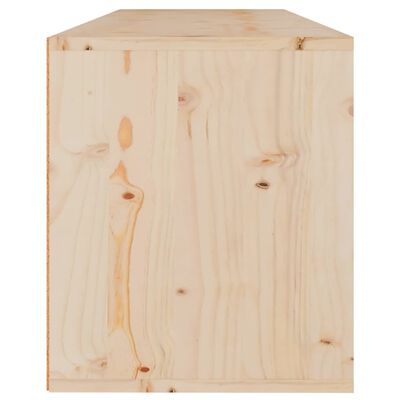 vidaXL Armario de pared de madera maciza de pino 100x30x35 cm