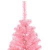 vidaXL &Aacute;rbol de Navidad con 150 LED con soporte Rosa 120 cm PVC