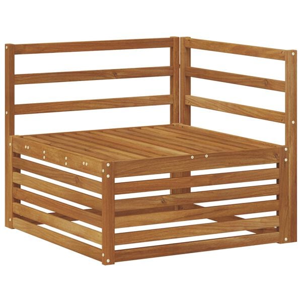 vidaXL Juegos de sof&aacute;s 10 pcs Natural Madera de Acacia S&oacute;lida