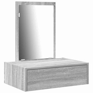vidaXL Mesa Tocador Gris 60 x 40 x 70 cm Madera de ingenier&iacute;a