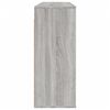 vidaXL Armario de pared madera contrachapada gris Sonoma 80x33x80 cm