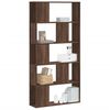 vidaXL Librer&iacute;a de 5 niveles madera marr&oacute;n roble 80,5x23,5x162,5 cm