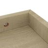 vidaXL Estantes de pared Loggia 4 uds color roble MDF 60x15x4 cm