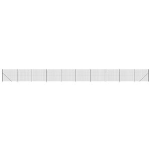 vidaXL Cerca de alambre con brida gris antracita 1,6x25 m