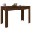 vidaXL Mesa de comedor madera de ingeniería marrón roble 120x60x76 cm