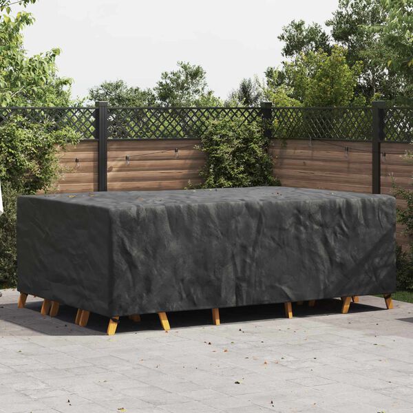 vidaXL Funda para muebles Liso Negro 300 x 200 x 90 cm 210D