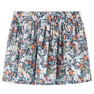 vidaXL Falda infantil azul oscuro 92