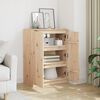 vidaXL Aparador madera maciza de pino 60x36x84 cm