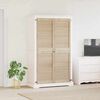 vidaXL Puerta de Armario con puerta 2 pcs Natural 170 x 2,1 x 49,5 cm