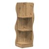 vidaXL Estante de esquina Roble artisan 34 x 33 x 102 cm