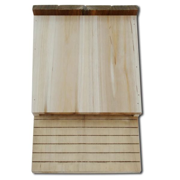 vidaXL Casas para murci&eacute;lagos 4 unidades de madera 22x12x34 cm