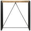 vidaXL Mesa alta de cocina de madera maciza de mango 110x60x110 cm