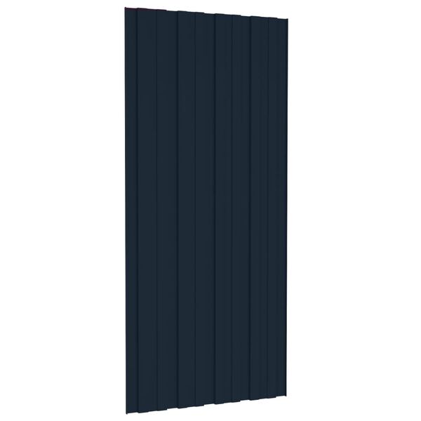 vidaXL Panel para tejado acero galvanizado antracita 36 uds 100x45 cm