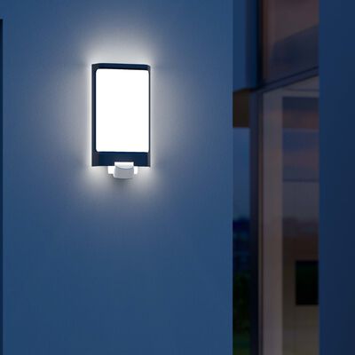 Steinel Lámpara de exterior con sensor L 240 LED gris antracita