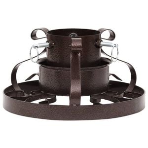 vidaXL Soporte para &aacute;rbol de Navidad cobre envejecido 29x29x15,5 cm