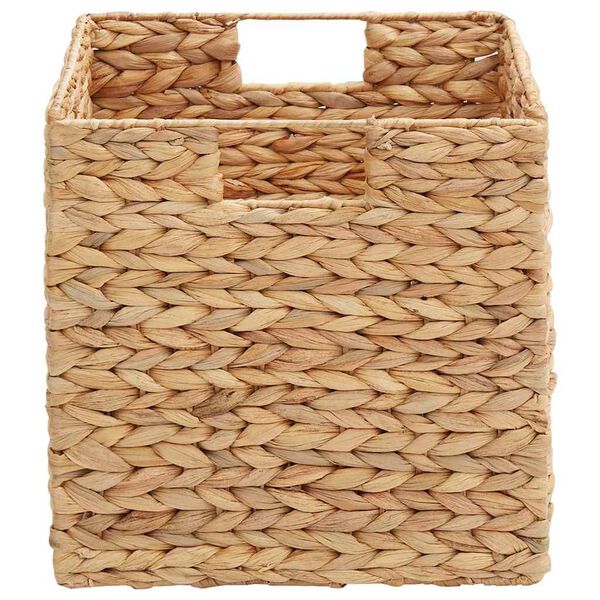 vidaXL Cestas de Almacenamiento 2 pcs Natural 28 x 28 x 28 cm