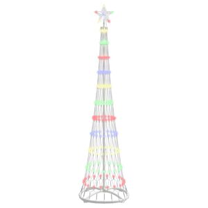 vidaXL &Aacute;rbol de Navidad LED Multicolor 51 x 51 x 190 cm Metal