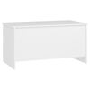 vidaXL Mesa de centro madera contrachapada blanco 102x55,5x52,5 cm