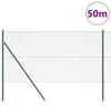 vidaXL Poste de Valla Verde 50 x 1,2 m (malla de 25 x 25 mm)