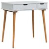 vidaxl Mesa Tocador FAUSKE Blanco 76 x 50 x 78 cm