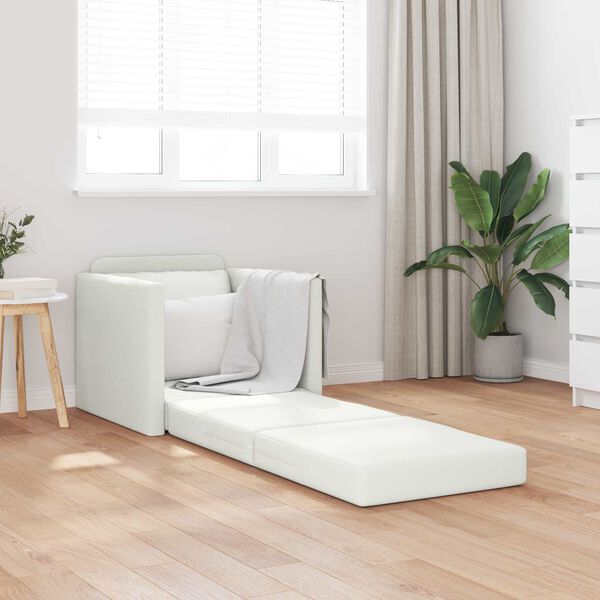 vidaXL Sof&aacute; cama 60cm Cuero artificial