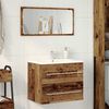 vidaXL Mueble de ba&ntilde;o para lavabo de madera antigua 60x38,5x48 cm