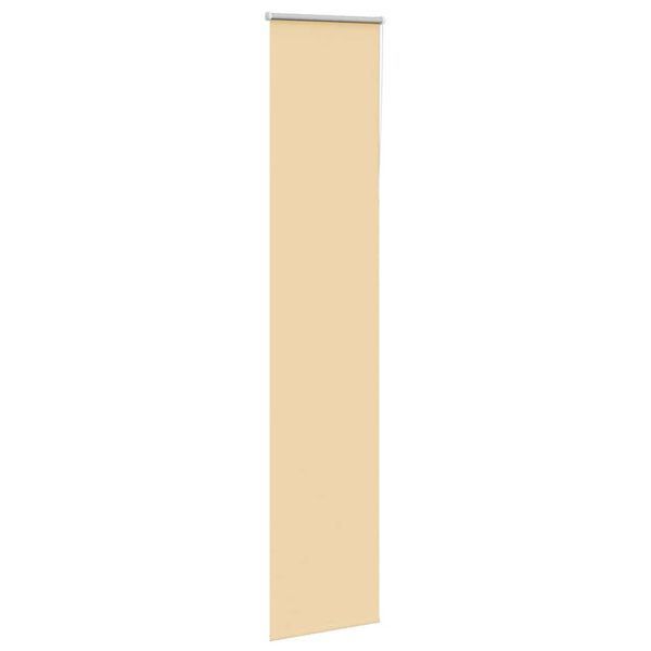 vidaXL Estor Enrollable Opaco Beige 45x230 cm Tela Ancho 40,7 cm