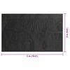 vidaXL Cubierta de piscina rectangular PE negro 500x300 cm