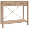 vidaXL Mesa consola de madera contrachapada 82x38x75 cm