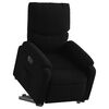 vidaXL Sill&oacute;n el&eacute;ctrico reclinable elevable de tela negro
