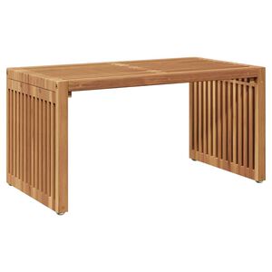 vidaXL Mesa auxiliar de jard&iacute;n Marr&oacute;n 70 x 37,5 x 35,5 cm