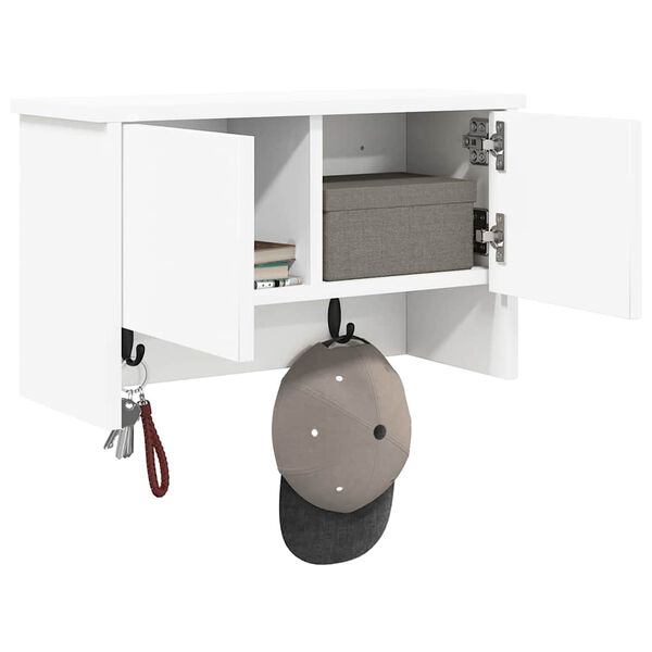 vidaXL Perchero de pared 50 x 20 x 30 cm Madera de ingenier&iacute;a