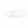 vidaXL Invernadero con estructura de acero blanco 90 m&sup2; 18x5x2,3 m