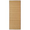 vidaXL Alfombra rectangular de bamb&uacute; marr&oacute;n 150 x 200 cm