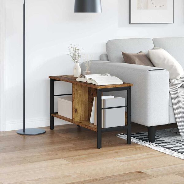 vidaXL Estante de libros Madera Vieja 82 x 32 x 47 cm