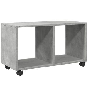 vidaXL Armario con ruedas madera ingenier&iacute;a gris hormig&oacute;n 72x33x42,5cm