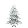 vidaXL Árbol de Navidad artificial con ramas articuladas 150 cm PVC