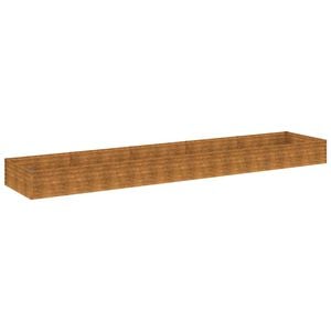 vidaXL Jardinera acero corten 482x100x36 cm