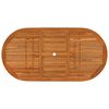 vidaXL Juego de comedor para jard&iacute;n 7 pzas madera maciza de eucalipto
